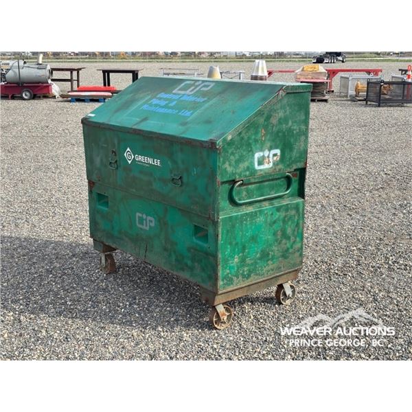 GREENLEE SLANT TOP TOOL CUPBOARD