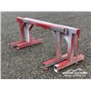 Image 3 : (2) 7 FT. METAL SAW HORSES