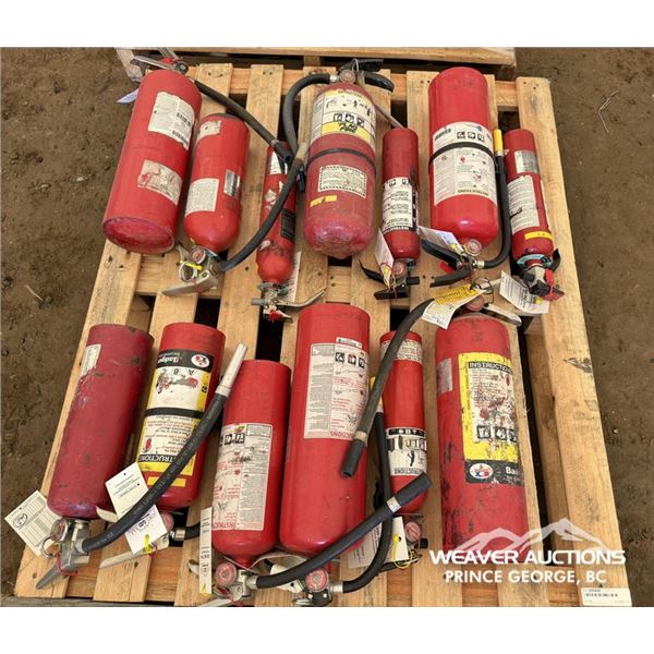 (13) FIRE EXTINGUISHER BOTTLES