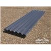 Image 4 : (7) 10 FT. X 3 FT. SHEETS OF ROOFING TIN