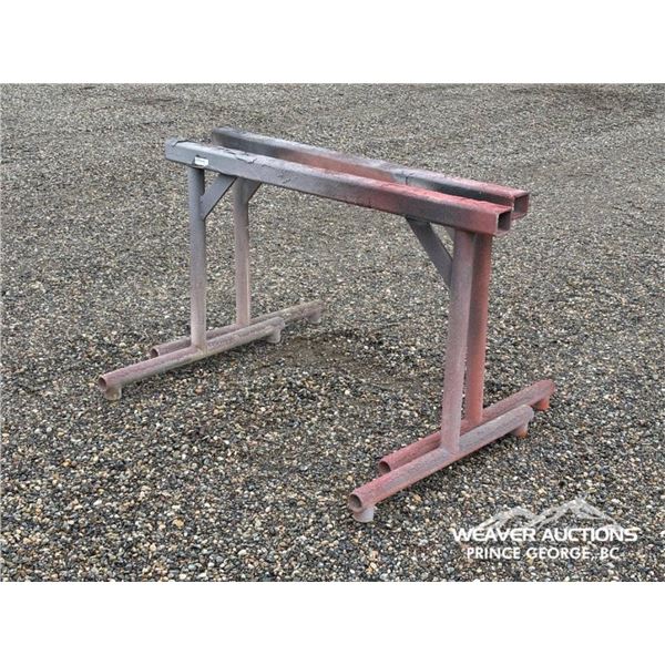 (2) 5 FT. METAL SAW HORSES