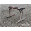 Image 3 : (2) 5 FT. METAL SAW HORSES