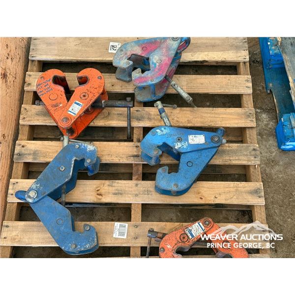 QUANTITY OF ASSORTED LIFTING CLAMP