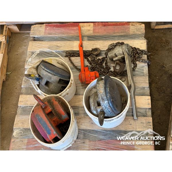 QUANTITY OF ASSORTED CHAIN HOIST