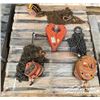 Image 1 : (3) ASSORTED MANUAL CHAIN HOIST & LIFTING CLAMP