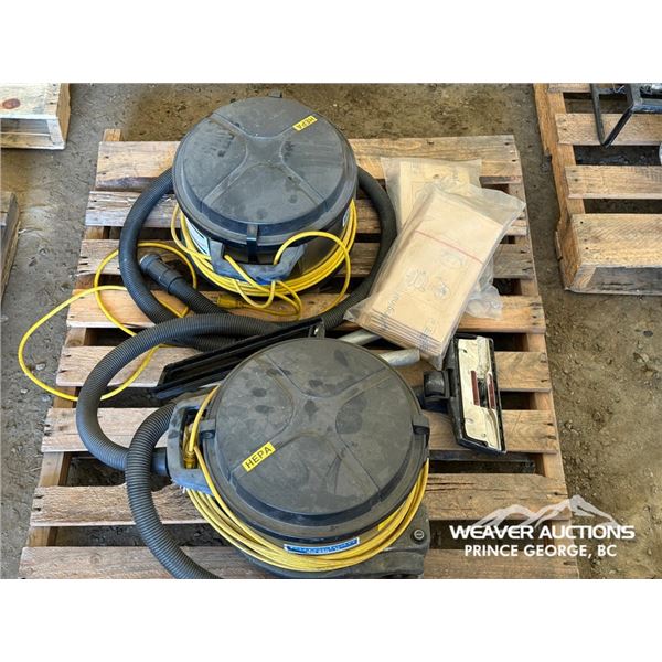(2) HEPA GD930-H VACUUM