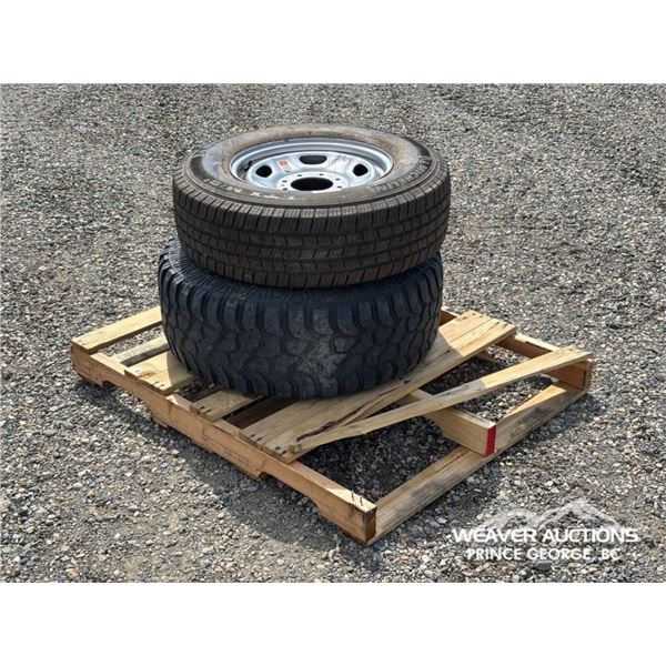 (2) 17 IN. TIRES & RIMS