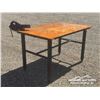Image 2 : 3.5 X 5 FT. STEEL TABLE & VICE