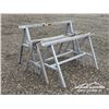 Image 4 : (5) STEEL SAW HORSES