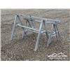 Image 5 : (5) STEEL SAW HORSES