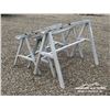 Image 6 : (5) STEEL SAW HORSES