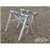 Image 1 : (2) STEEL SAW HORSES