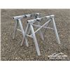 Image 2 : (2) STEEL SAW HORSES