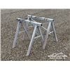 Image 3 : (2) STEEL SAW HORSES