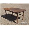 Image 1 : 6 FT. 4 IN. X 4 FT. STEEL TABLE