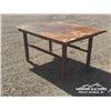 Image 3 : 6 FT. 4 IN. X 4 FT. STEEL TABLE