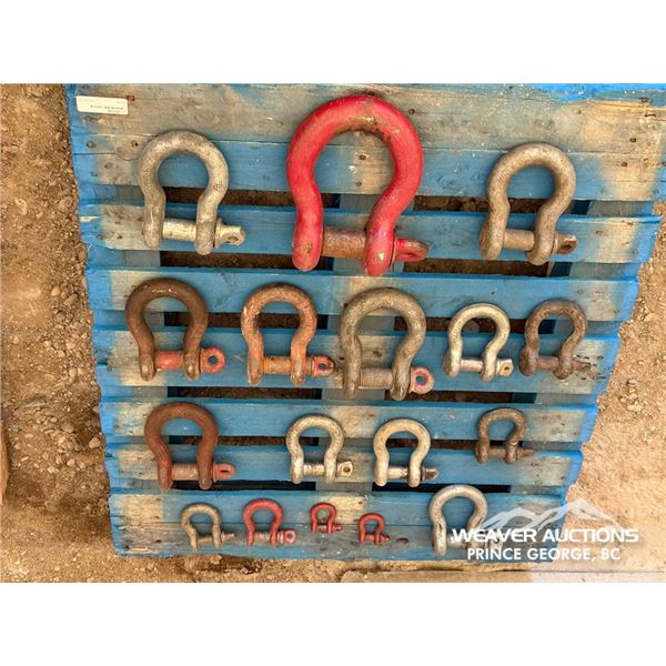 QUANTITY OF ASSORTED SHACKLES