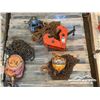 Image 1 : (3) ASSORTED MANUAL CHAIN HOIST & LIFTING CLAMP