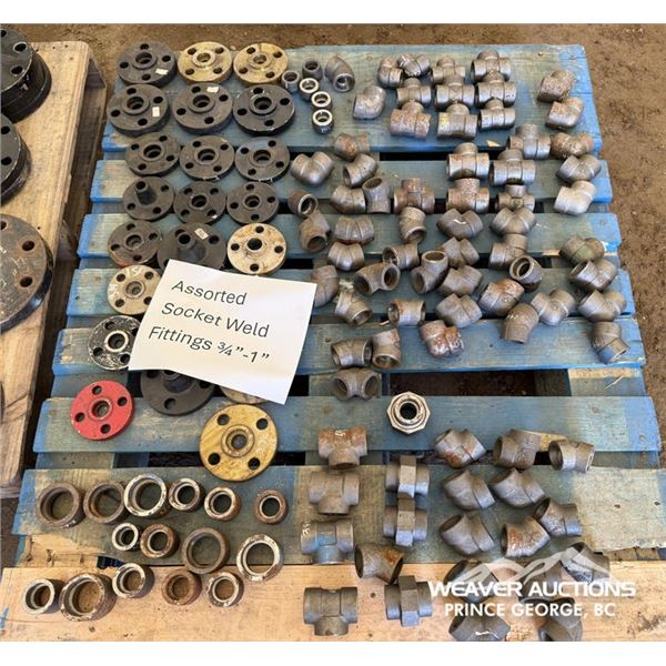 ASSORTED SOCKET WELD FITTINGS