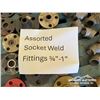 Image 2 : ASSORTED SOCKET WELD FITTINGS