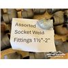 Image 2 : ASSORTED SOCKET WELD FITTINGS