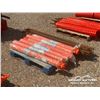 Image 1 : (6) ROLLS OF SAFETY FENCE W/ STAKES