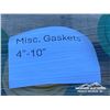 Image 4 : QUANTITY OF ASSORTED GASKETS 4-10 IN.