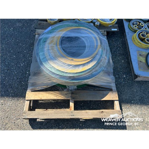 QUANTITY OF ASSORTED GASKETS 10-30 IN.