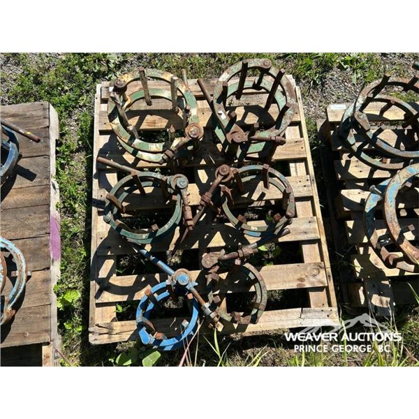 (6) PIPE CLAMPS