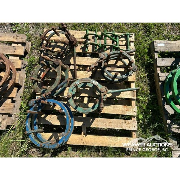ASSORTED PIPE CLAMPS
