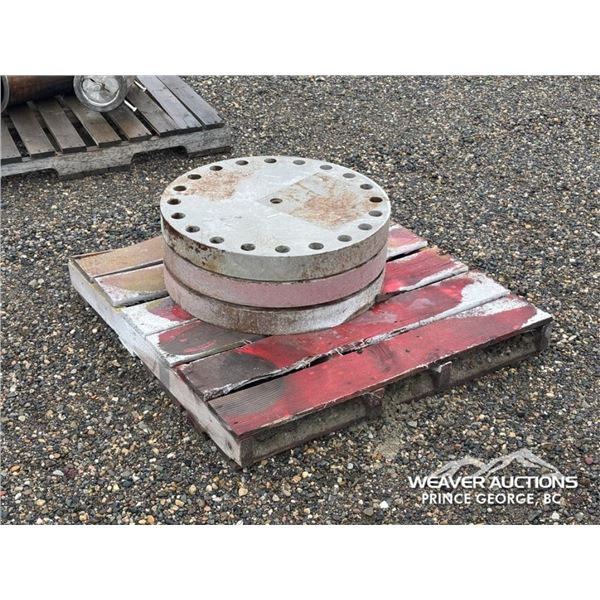 (3) 27 IN. BLIND FLANGE