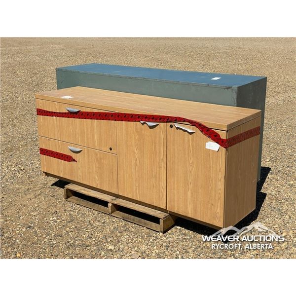 (2) CABINETS