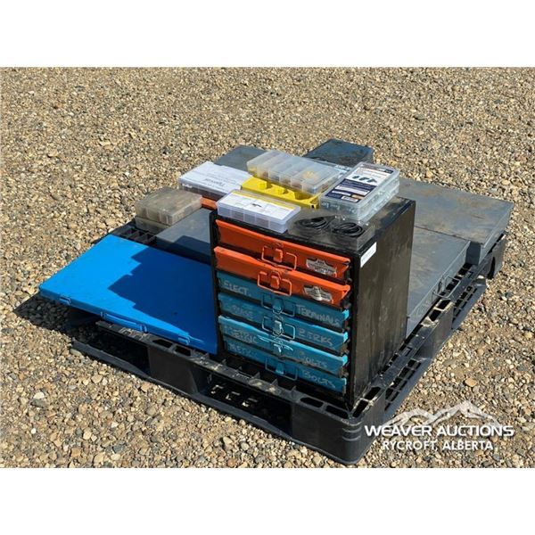 TOOL BOXES W/ MISC PARTS