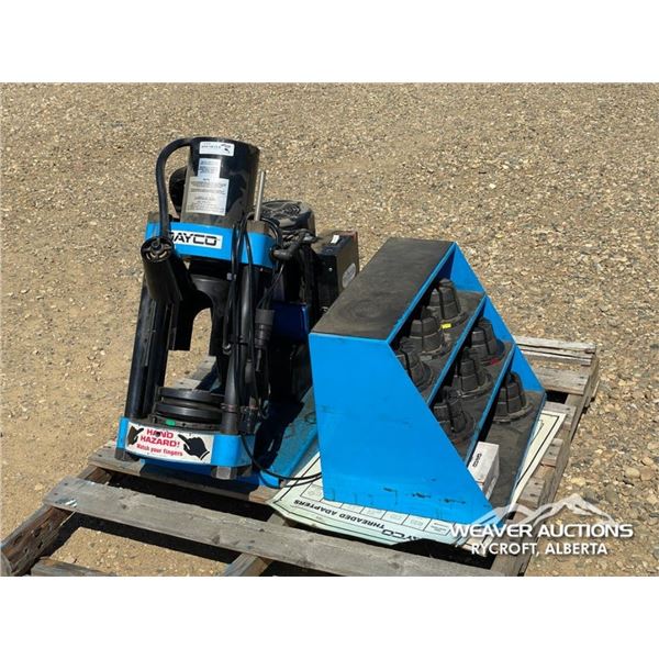 DAYCO HYDRAULIC HOSE CRIMPING MACHINE & DIES