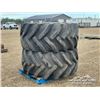 Image 3 : (2) GOODYEAR 28L-R26 REAR COMBINE TIRES