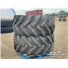 Image 4 : (2) GOODYEAR 28L-R26 REAR COMBINE TIRES