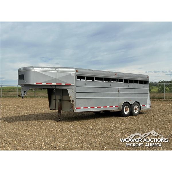 2000 DEX 20 FT. T/A GOOSENECK STOCK TRAILER