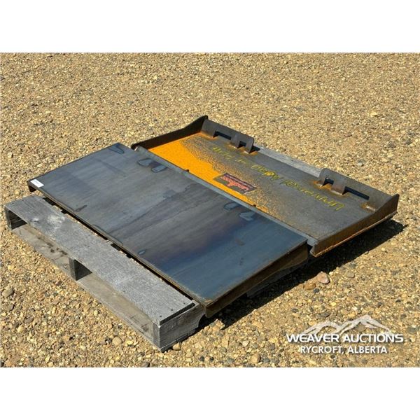 (2) 2025 LANDHONOR SKID STEER PLATE ADAPTERS