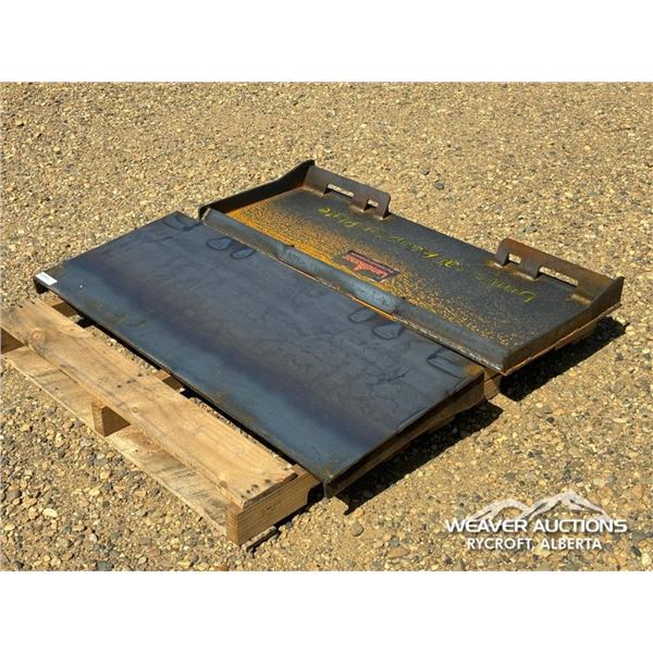 (2) 2025 LANDHONOR SKID STEER PLATE ADAPTERS