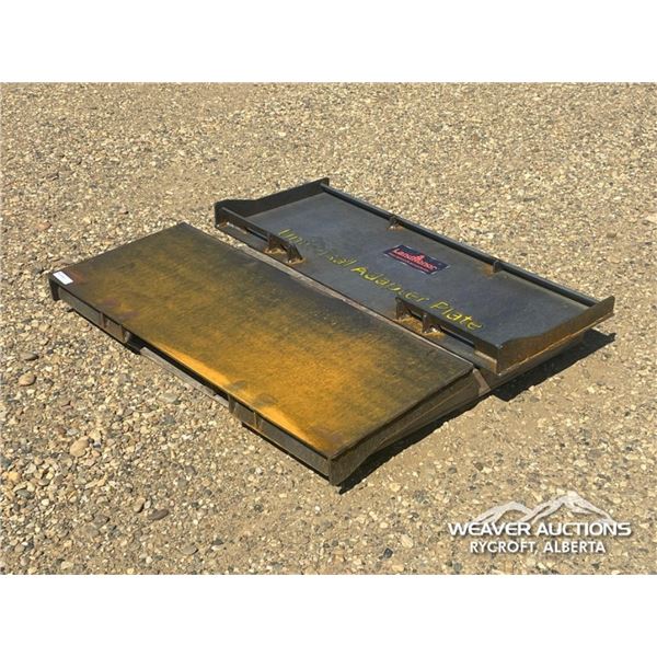 (2) 2025 LANDHONOR SKID STEER PLATE ADAPTERS