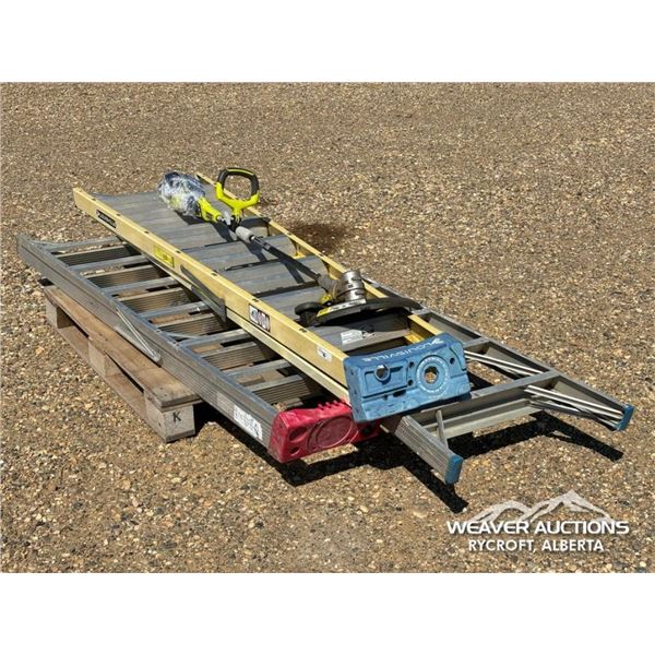 (3) 8 FT. ALUMINUM STEP LADDERS