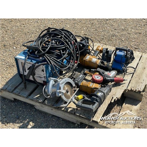 MILLER 240 VOLT STICK WELDER & ASSORTED TOOLS