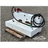 Image 1 : 100 GALLON L SHAPED FUEL TANK C/W TRANSFER PUMP