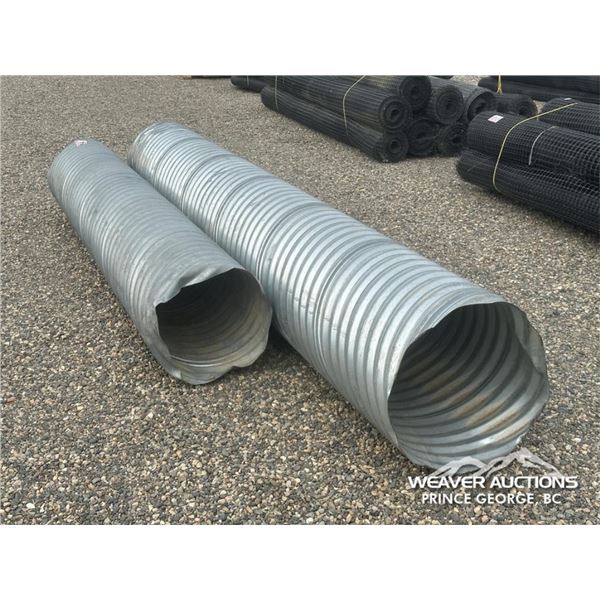 (2) GALVANIZED STEEL CULVERTS