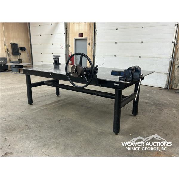 STEEL 4X8 FT. SHOP TABLE