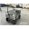Image 1 : HEAVY DUTY STEEL MESH UTILITY WAGON CART