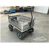 Image 2 : HEAVY DUTY STEEL MESH UTILITY WAGON CART