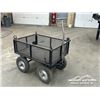 Image 2 : HEAVY DUTY STEEL MESH UTILITY WAGON CART