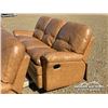 Image 8 : LEATHER CHAIR, SOFA & LOVESEAT SET