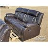 Image 8 : LEATHER CHAIR, SOFA & LOVESEAT SET